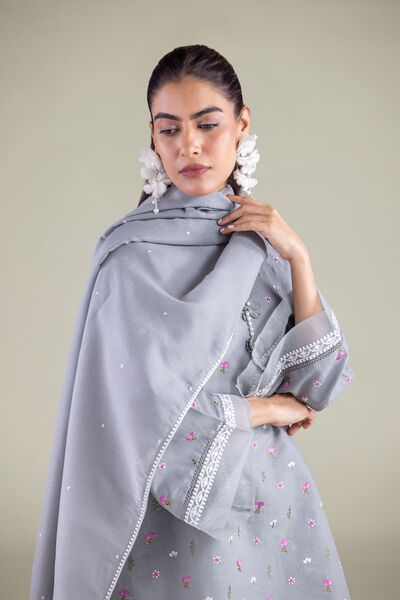 Embroidered | Mesuri | Floral Draped Dupatta | USD 20.00
