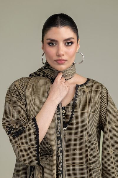 Embroidered | Lawn | Beige Lawn Dupatta | USD 30.00