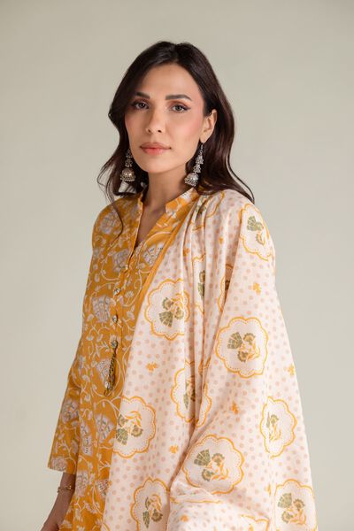Embroidered | Textured Lawn | Floral Lawn Dupatta | USD 25.00