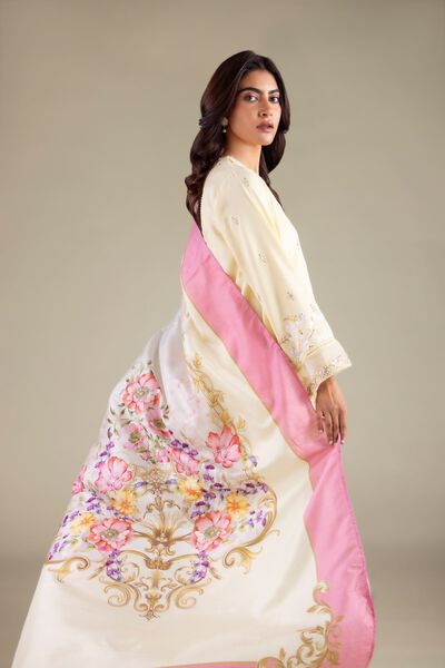 Embroidered | Polyester Silk | Embroidered Silk Dupatta  | USD 17.50