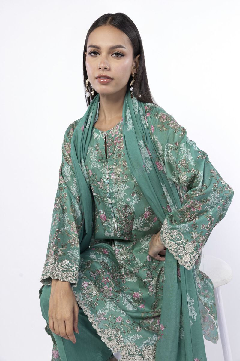 Embroidered | Lawn | Fabrics 3 Piece | null