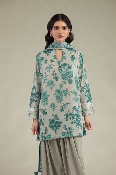 Embroidered | Lawn | Short Lawn Kurta | USD 12.00
