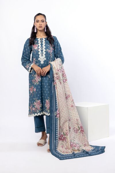Embroidered | Light Khaddar | Fabrics 3 Piece | USD 40.00