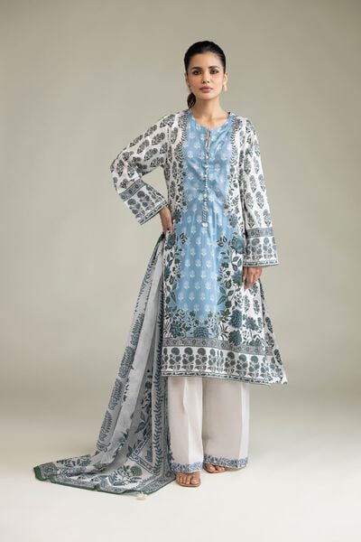 Embroidered | Lawn | Fabrics 3 Piece | USD 45.00
