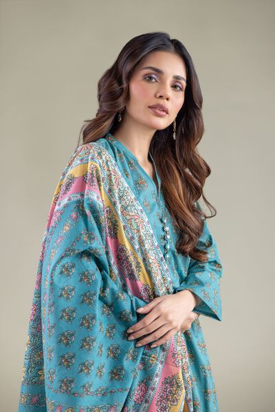 Printed | Lawn | Floral Dupatta | USD 25.00