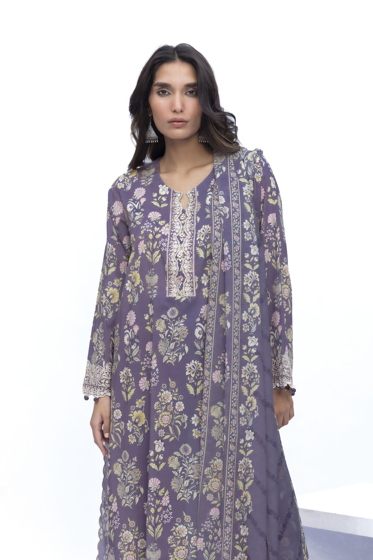 Buy Fabrics 3 Piece | 0.0 N/A | SS2338B-VG_MULTI | Khaadi Global