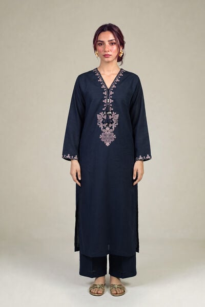 Embroidered | Light Khaddar | Fabrics 2 Piece | Top and Bottom | USD 35.00