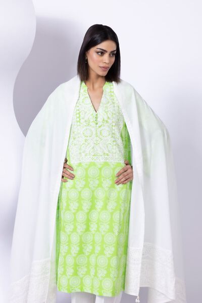 Embroidered | Slub lawn | Dupatta | USD 25.00