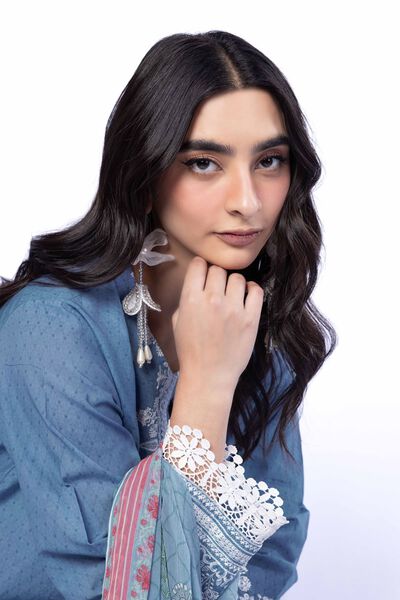 Embroidered | Cotton Dobby | Fabrics 3 Piece | USD 55.00