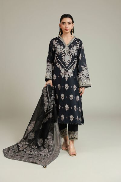 Embroidered | Cambric | Fabrics 3 Piece | USD 30.00