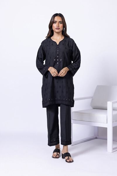 Embroidered | Raw Silk | Pants | USD 6.00
