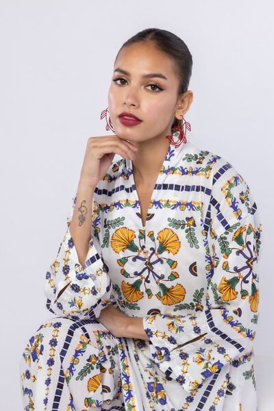 Printed | Cambric | Kurta | USD 20.00