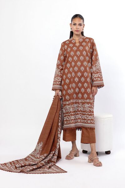 Printed |Light Khaddar | Fabrics 3 Piece | USD 35.00