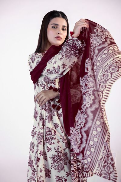 Embroidered | Lawn | Fabrics 3 Piece | USD 45.00