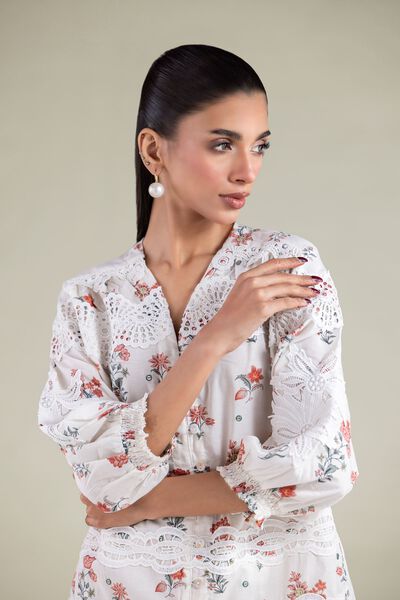 Embroidered | Cambric | Blouse | USD 10.50