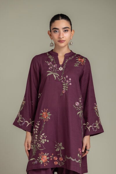 Embroidered | Light Khaddar | Fabrics 2 Piece | Top and Bottom | USD 45.00