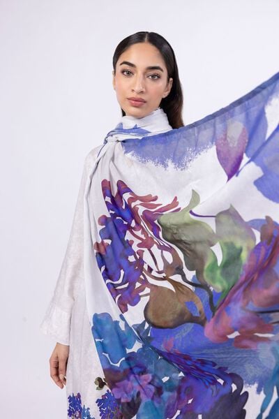Printed | Light Thai Silk | Dupatta | USD 23.00