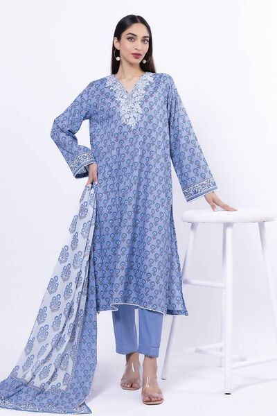 Embroidered | Lawn | Fabrics 3 Piece | USD 40.00