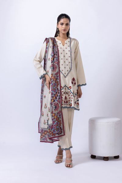 Embroidered | Cotton Dobby | Pants | USD 6.00