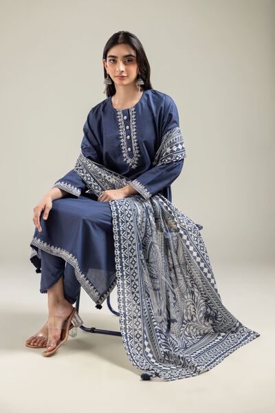 Embroidered | Mesuri | Messuri Round-Neck Kurta | USD 40.00