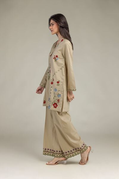 Embroidered | Cotton Dobby | Cotton Dobby Pants | USD 25.00