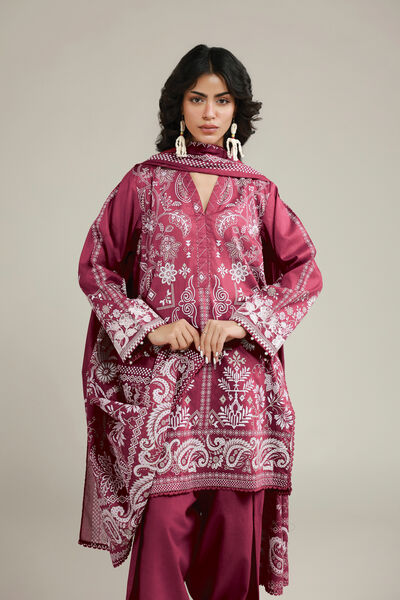 Embroidered | Lawn | Fabrics 3 Piece | USD 22.50