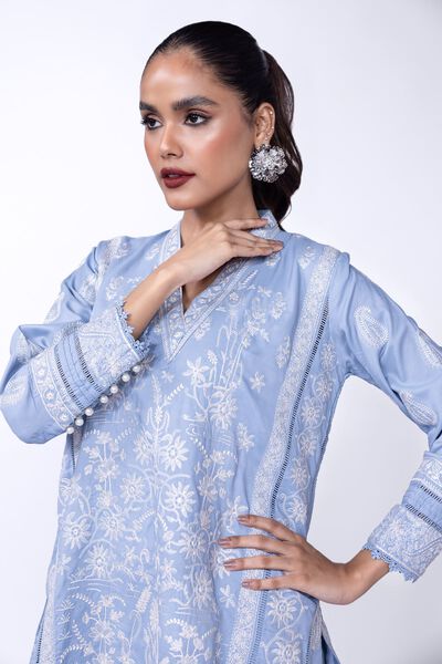 Embroidered | Russian Raw Silk | Kurta | USD 100.00