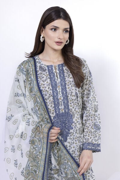 Embroidered | Lawn | Fabrics 3 Piece | USD 40.00