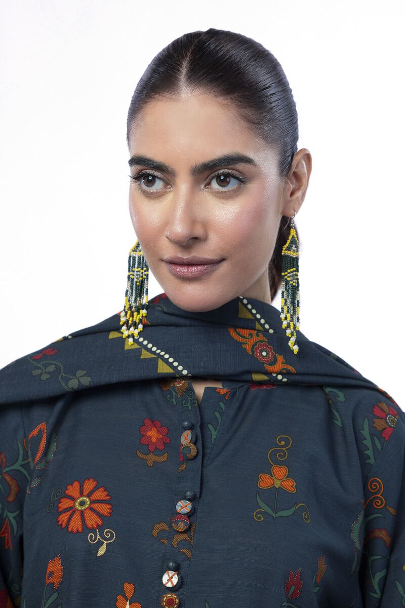 Printed | Light Khaddar | Tailored 3 Piece | null