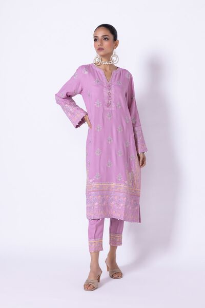 Embroidered | Raw Silk | Pants | USD 7.50