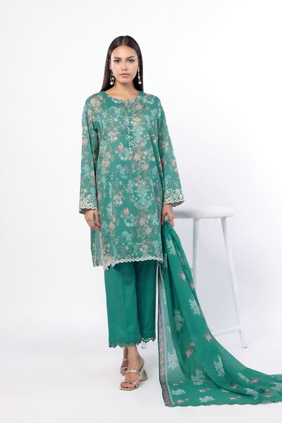 Embroidered | Lawn | Fabrics 3 Piece | USD 45.00