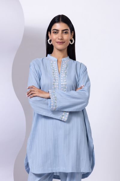 Embroidered | Leno | Kurta | USD 21.00