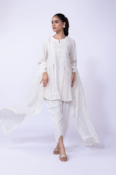 Embroidered | Russian Raw Silk | Shalwar | USD 30.00