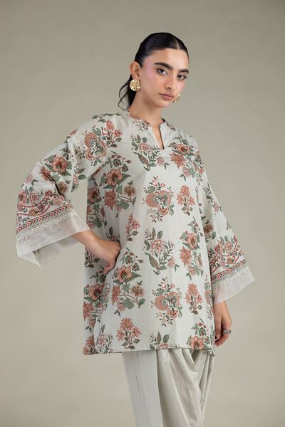 Printed | Cambric | Short Cambric Kurta | USD 35.00