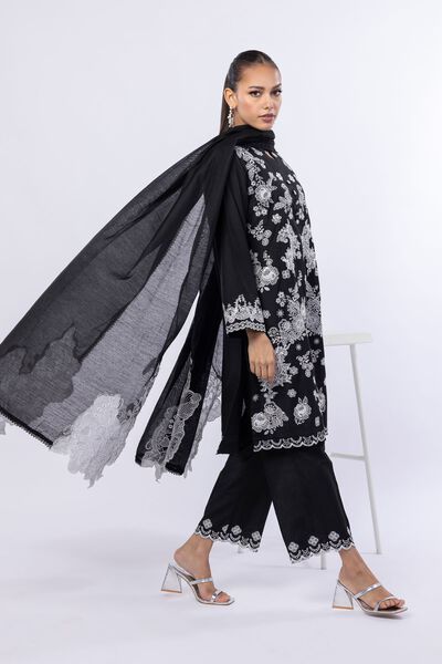 Embroidered | Raw Silk | Pants | USD 18.00