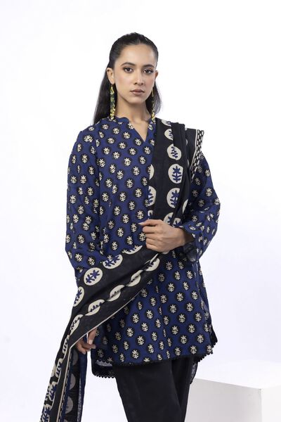 Printed | Light Khaddar | Tailored 3 Piece | USD 45.00