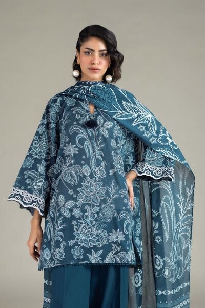 Embroidered | Lawn | Three Piece Suit | USD 70.00