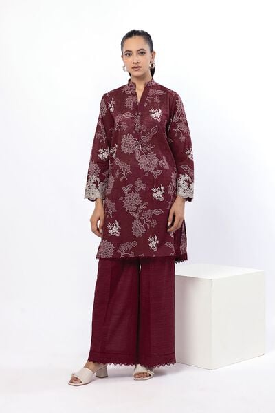 Embroidered | Light Khaddar | Tailored 2 Piece | Top and Bottom | USD 35.00