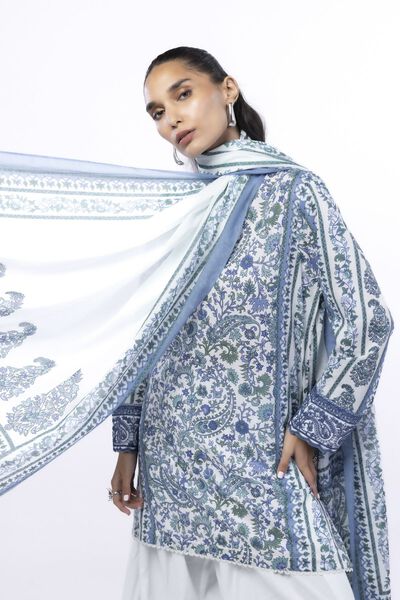 Embroidered | Lawn | Fabrics 3 Piece | USD 45.00
