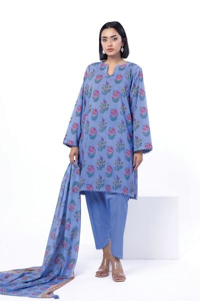 Printed | Cotton | Tailored 3 Piece | USD 45.00