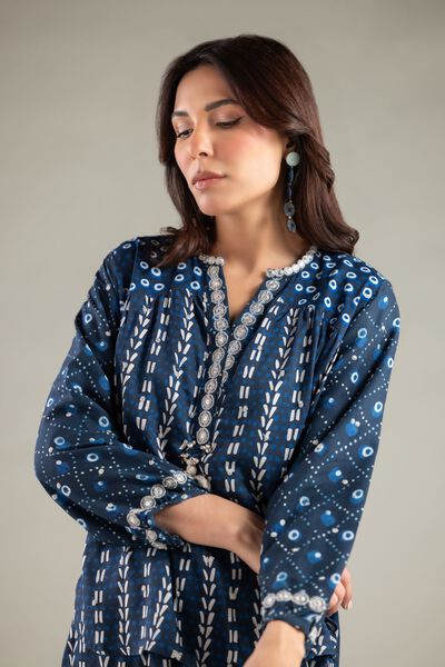 Embroidered | Viscose Crepe | Tunic | USD 24.00