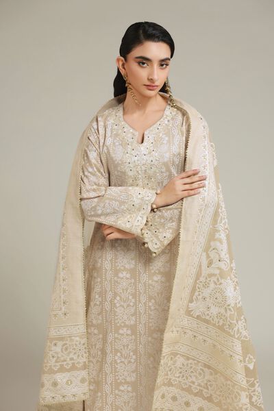 Embroidered | Cambric | Fabrics 3 Piece | USD 60.00