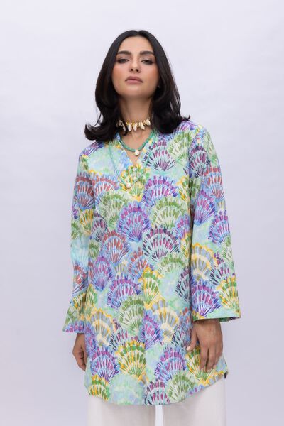 Printed | Ripple Crinkle | Kurta | USD 12.50