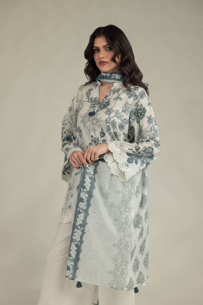 Embroidered | Lawn | Floral Lawn Dupatta | USD 12.50