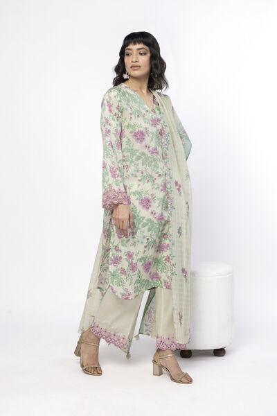 Embroidered | Lawn | Fabrics 3 Piece | USD 50.00