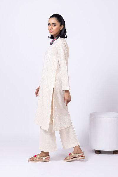 Embroidered | Cotton Dobby | Pants | USD 20.00