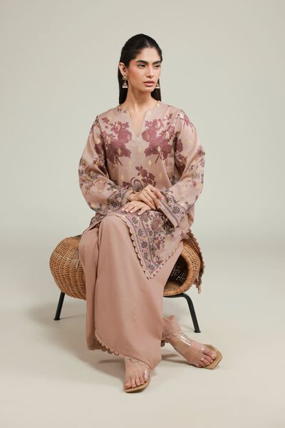 Printed | Jacquard | Tailored 2-Piece Set | USD 55.00