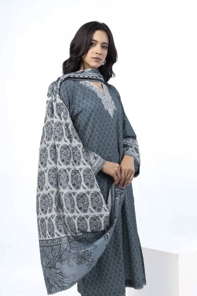 Embroidered | Cotton | Fabrics 3 Piece | USD 35.00