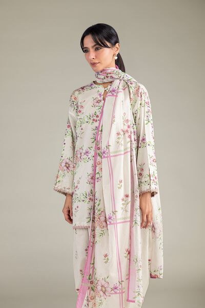 Printed | Lawn | Floral Lawn Dupatta | USD 30.00