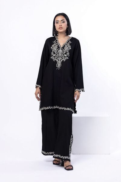 Embroidered | Crosshatch | Tailored 2 Piece | Top and Bottom | USD 45.00